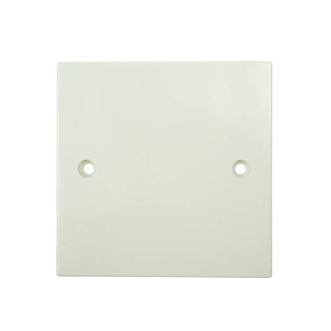 electrical blank box|electric blanking plate single white.